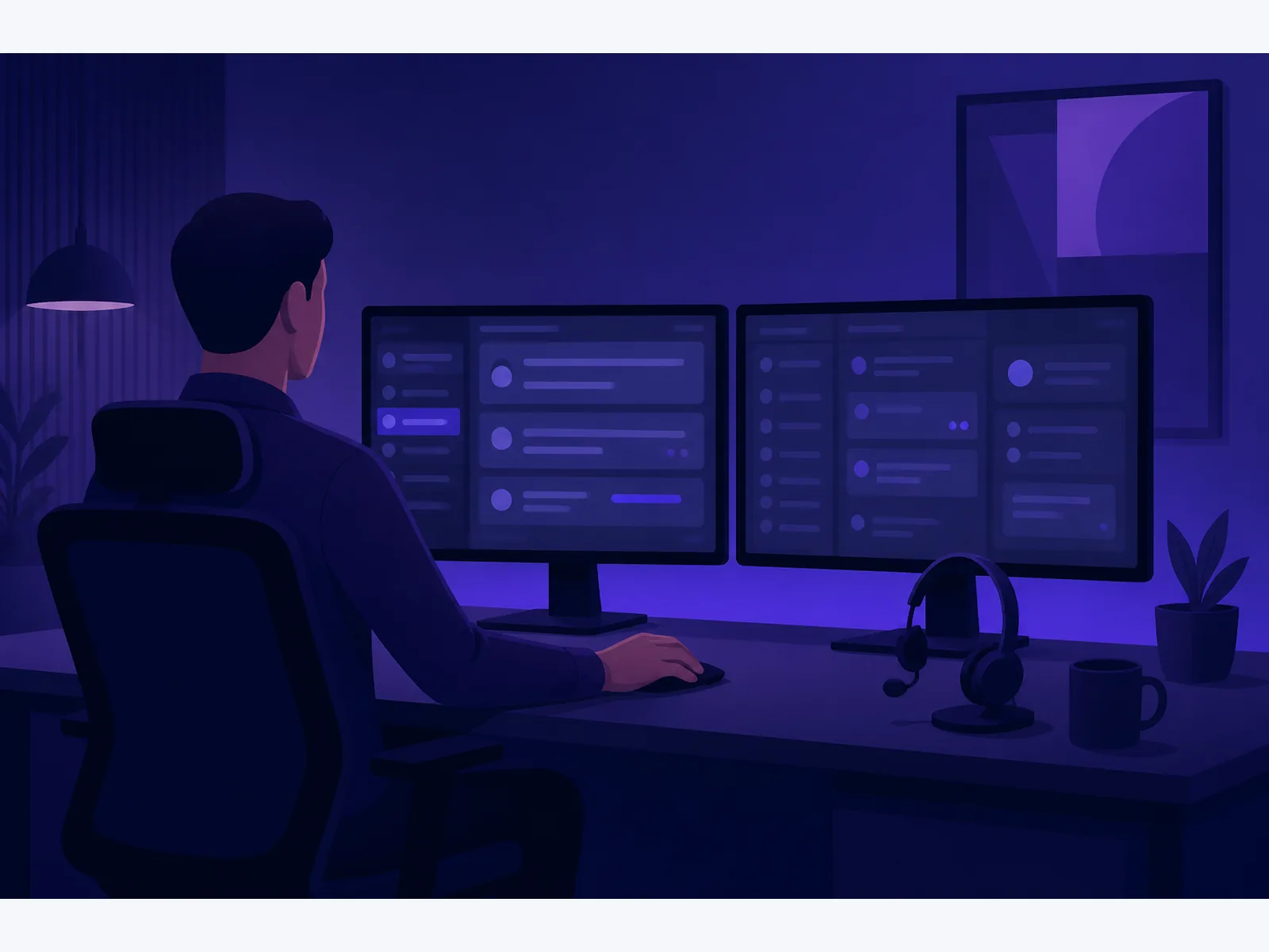IT helpdesk Dubai taking a remote ticket